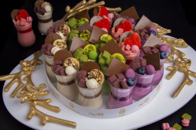 صينية حلا كاسات موس