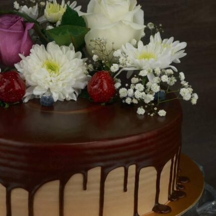 كيكة الجالكسي بالورد الطبيعي